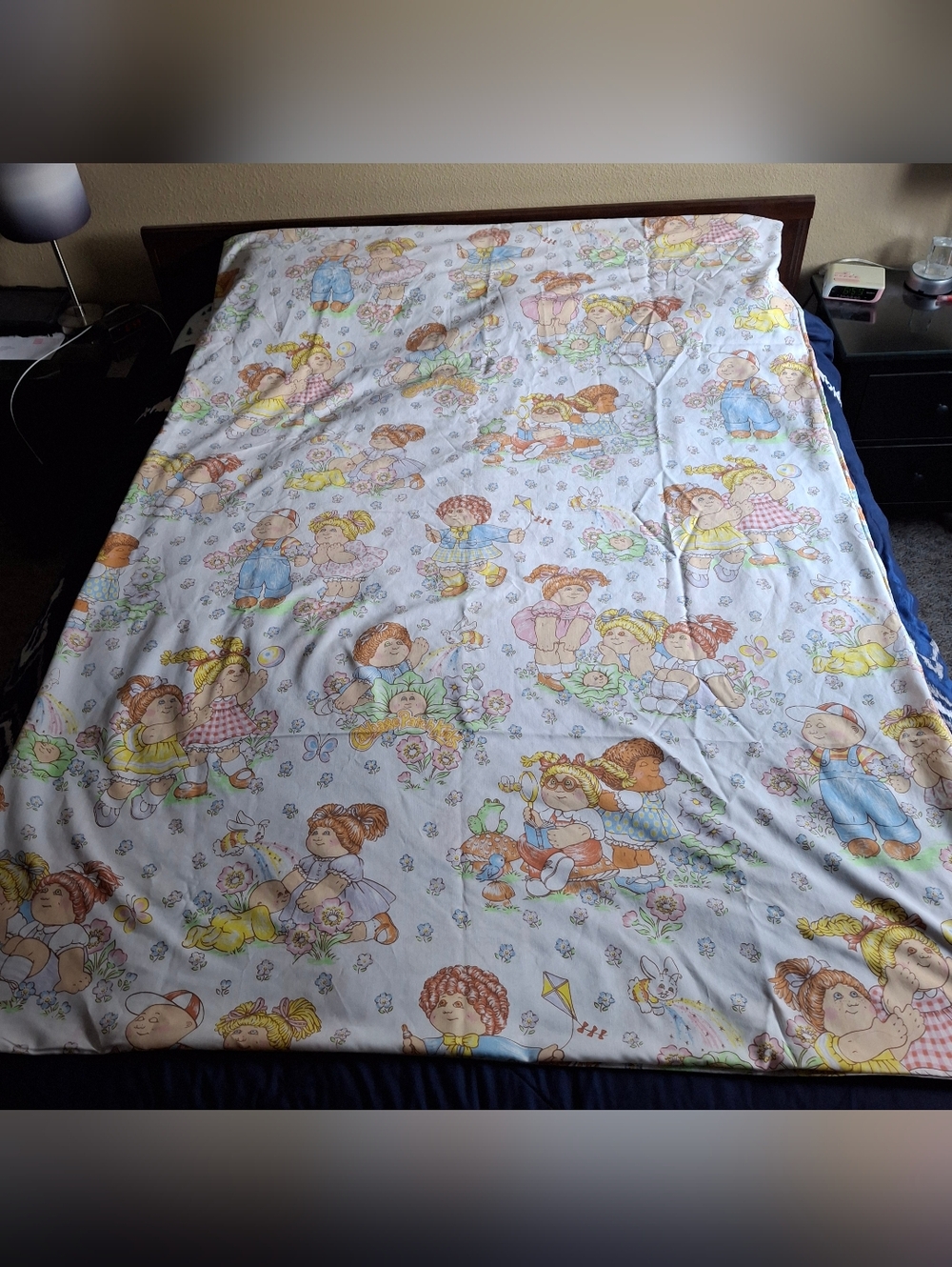 Vintage 80s Cabbage Patch Kids Twin Duvet Cover And Pillowcase